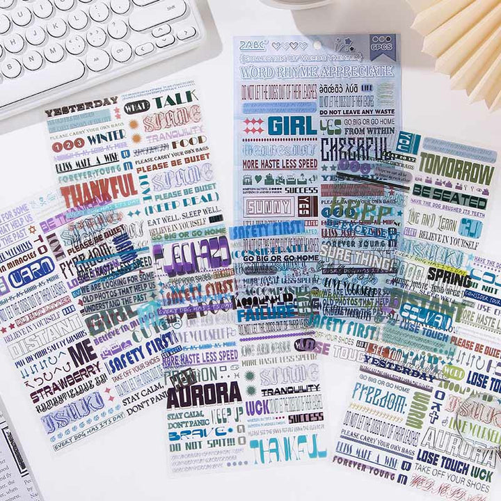 Speech Theatre Series Stickers For Decorative Journaling Crafts