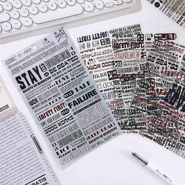 Speech Theatre Series Stickers For Decorative Journaling Crafts