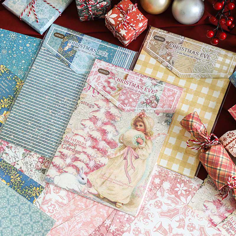 Christmas Nocturne Series Paper For Decorative Journaling Paper