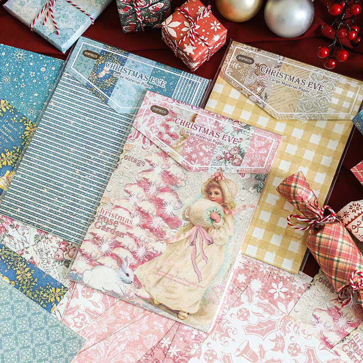 Christmas Nocturne Series Paper For Decorative Journaling Paper