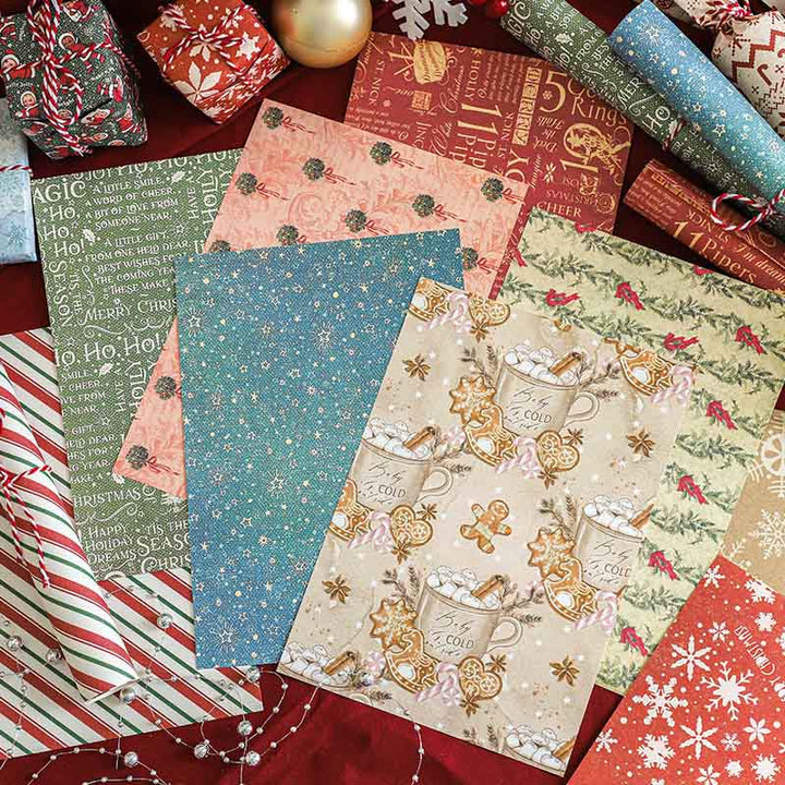 Christmas Nocturne Series Paper For Decorative Journaling Paper