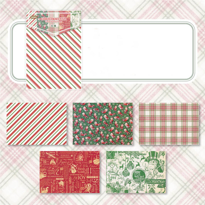 Christmas Nocturne Series Paper For Decorative Journaling Paper