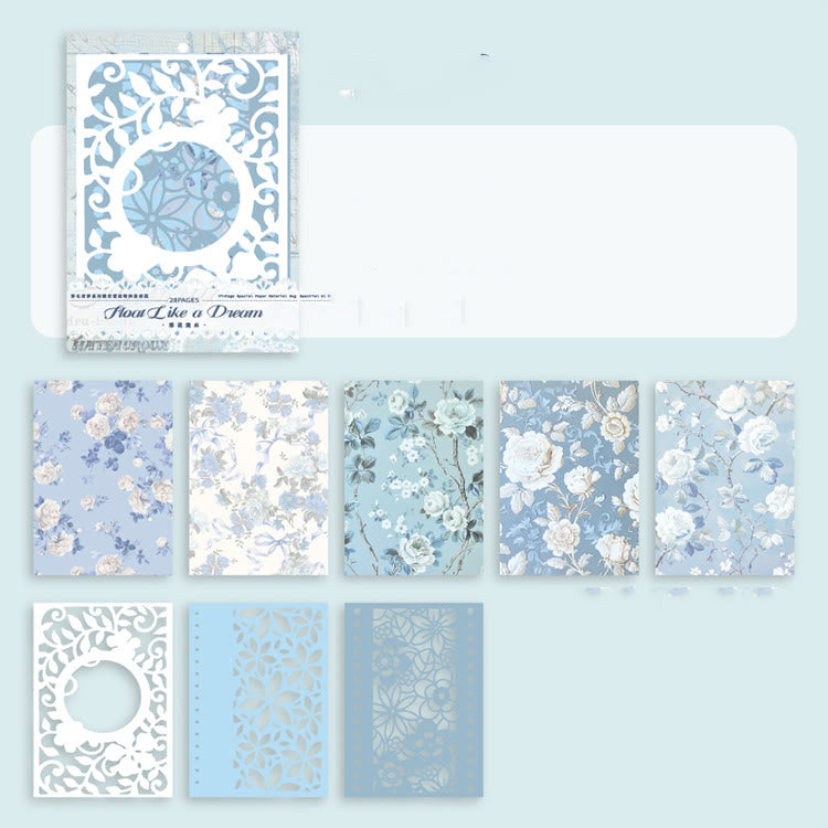 Floating Life Like A Dream Series Paper For Decorative Journaling Paper