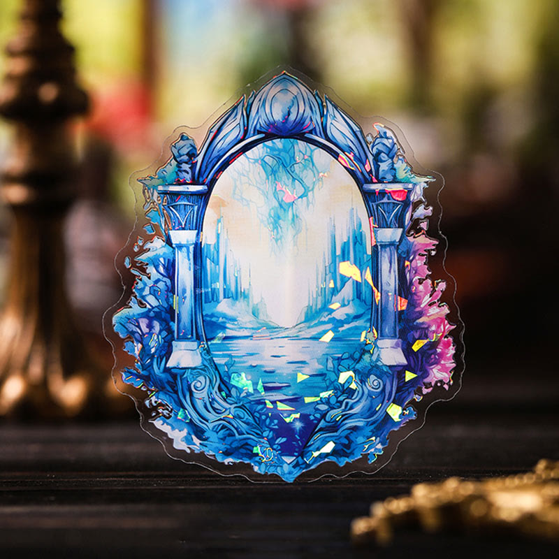 Magic Mirror Sticker The Magic Mirror Series PET Sticker For Journal Decor – Evoosense