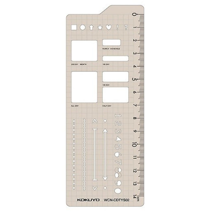 Geometric Drawing Template Ruler 360 Degree DIY Crafts Journal Templates