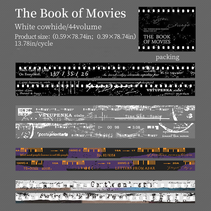 Books Of The Past Series Tape Loop For Journal Crafts