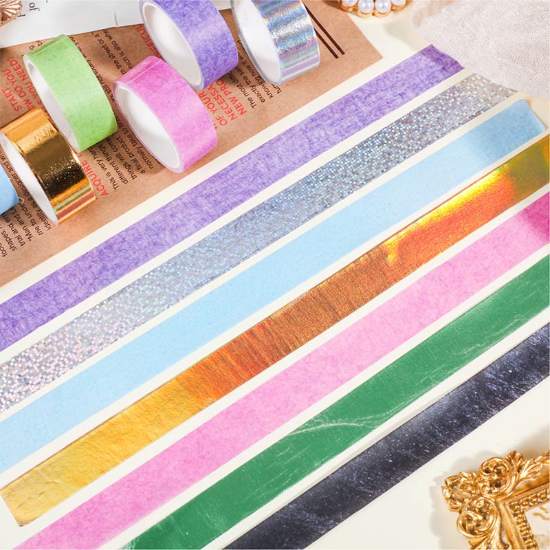 Moonlight And Poetry Series Washi Tape Loop For Journal Crafts