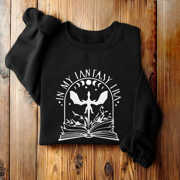 In My Fantasy Era Fleece Lined Sweatshirt Round Neck Sweatshirt