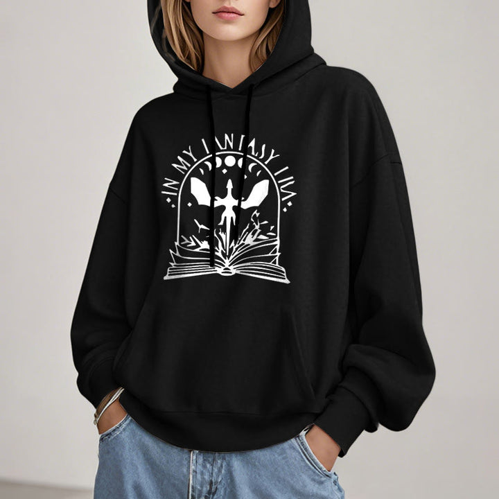 In My Fantasy Era Fleece Lined Hoodie Comfy Hooded Sweatshirts