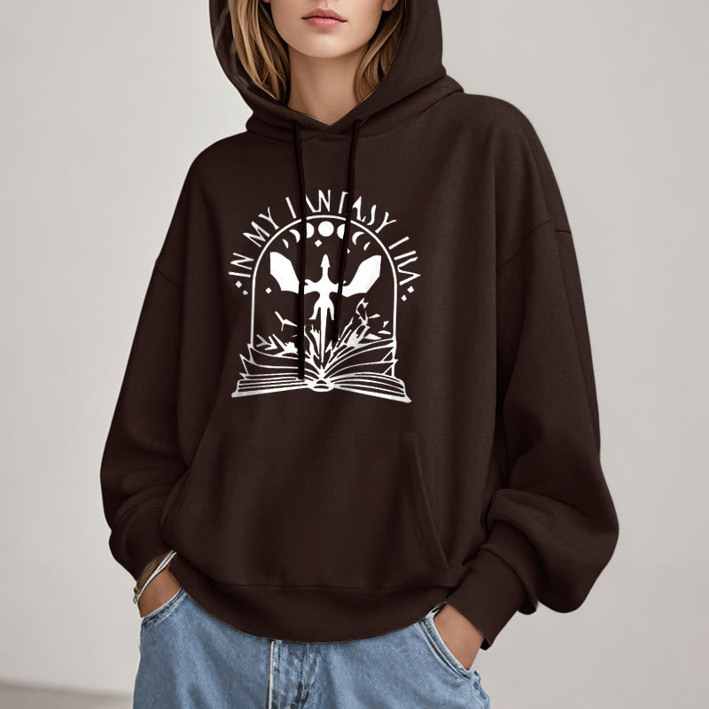 In My Fantasy Era Fleece Lined Hoodie Comfy Hooded Sweatshirts