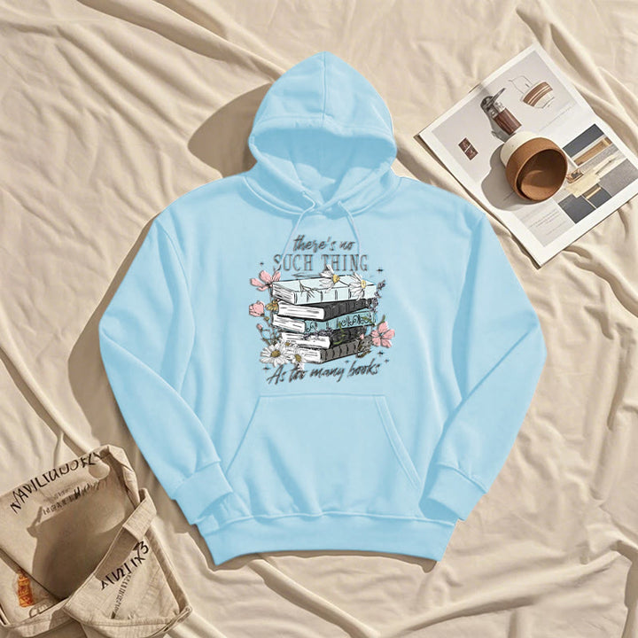 Cozy Reading Environment Fleece Lined Hoodie Comfy Hooded Sweatshirts