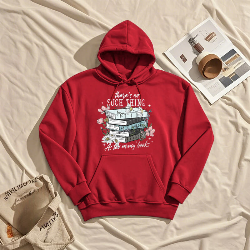 Cozy Reading Environment Fleece Lined Hoodie Comfy Hooded Sweatshirts