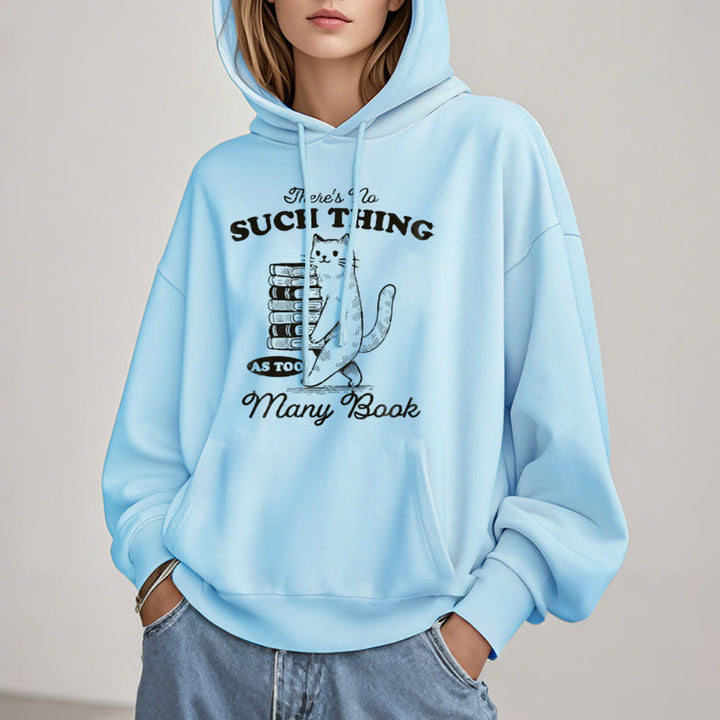 There's No Such Thing Fleece Lined Hoodie Comfy Hooded Sweatshirts