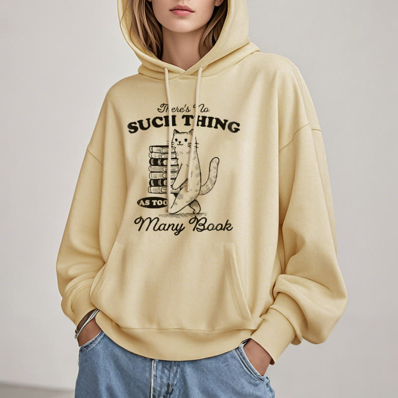 There's No Such Thing Fleece Lined Hoodie Comfy Hooded Sweatshirts