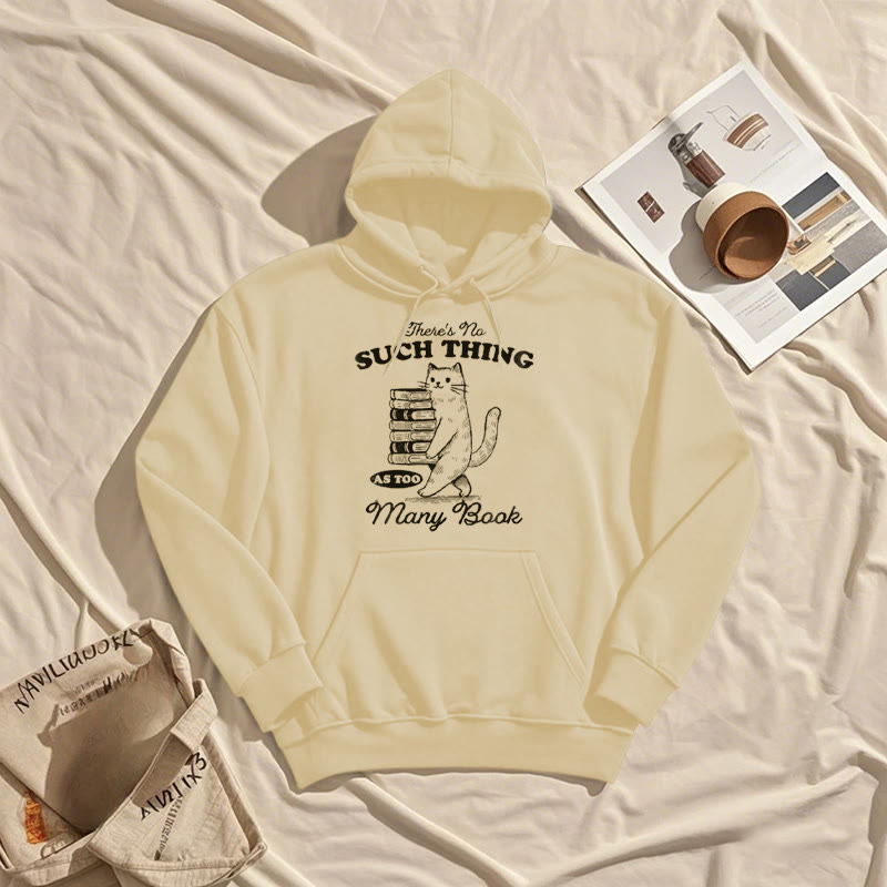 There's No Such Thing Fleece Lined Hoodie Comfy Hooded Sweatshirts