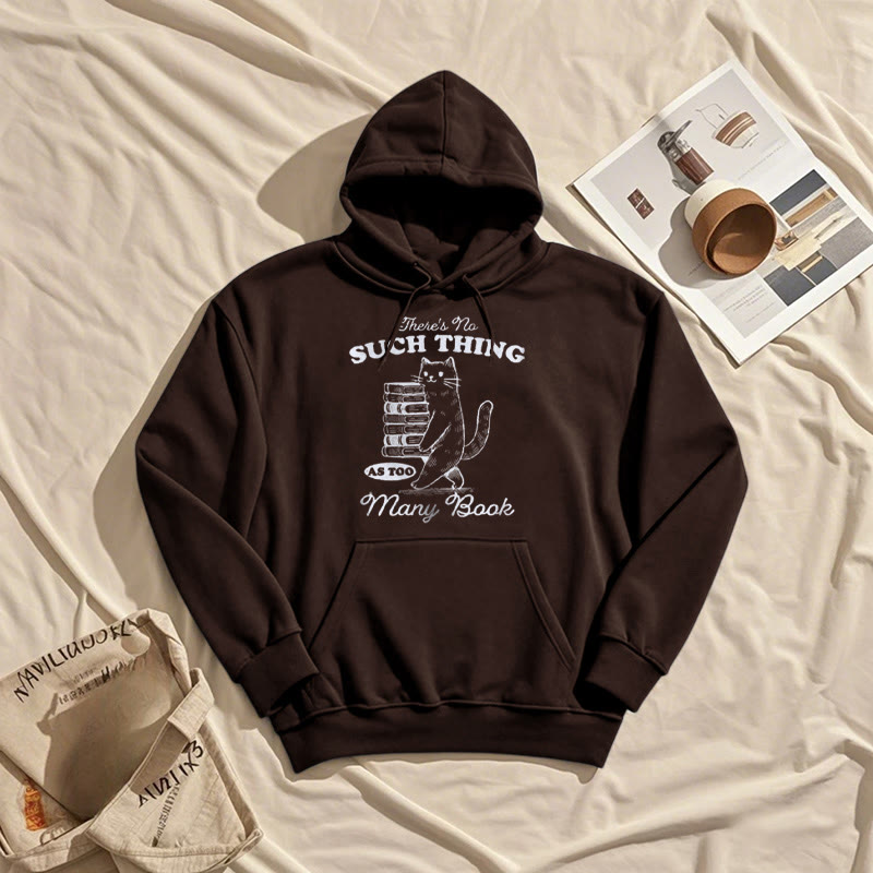 There's No Such Thing Fleece Lined Hoodie Comfy Hooded Sweatshirts