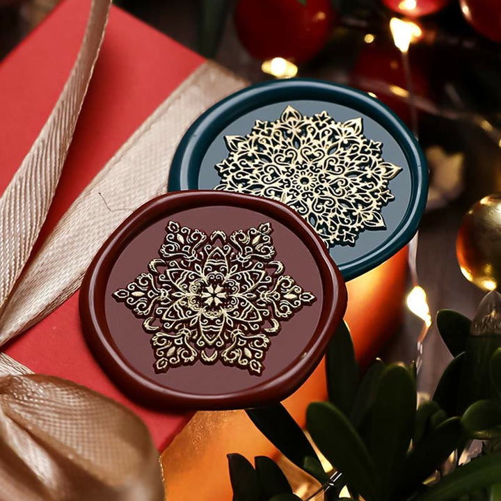 Christmas Theme Brass Head Wax Seal Stamp Irregular Stamp