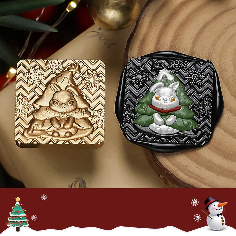 Christmas Theme Brass Head Wax Seal Stamp Irregular Stamp