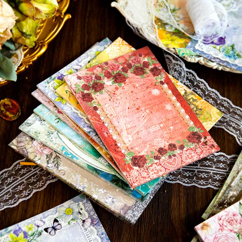 Spring Flower Field Series Paper For Decorative Journaling Paper