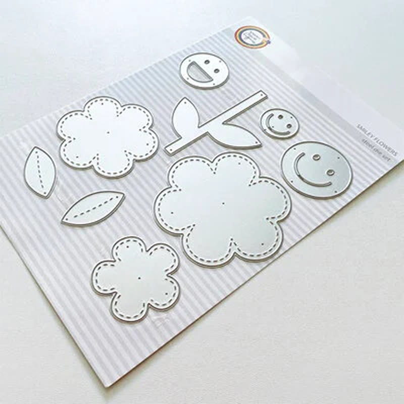 Smile Flower Metal Die Cuts Cutting Dies Stencils for DIY Cards Scrapbooking