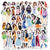 50Pcs Fashion Girls Stickers Vintage Character Sticker for DIY Crafts