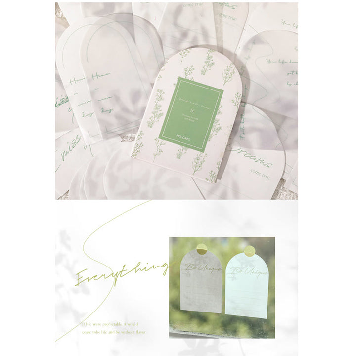 Wind Motion Shadow Series Notes Simple Vingtage Memo Marker