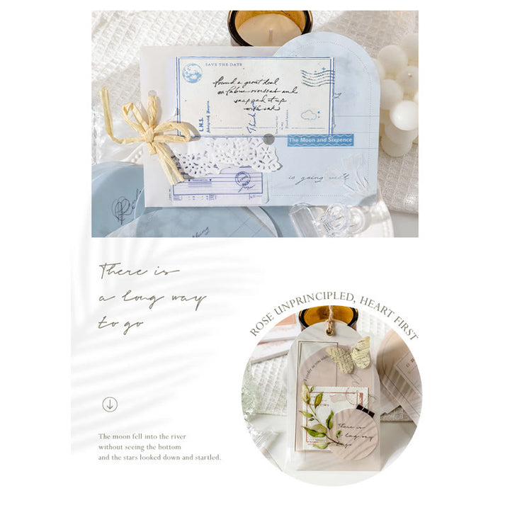 Wind Motion Shadow Series Notes Simple Vingtage Memo Marker