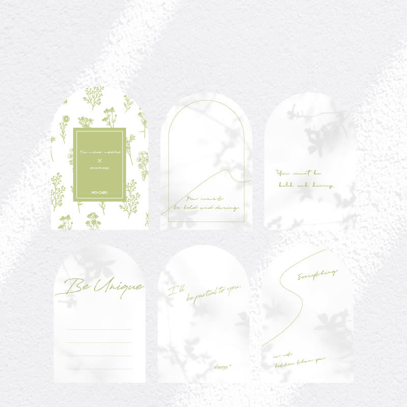 Wind Motion Shadow Series Notes Simple Vingtage Memo Marker