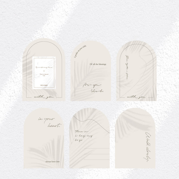 Wind Motion Shadow Series Notes Simple Vingtage Memo Marker