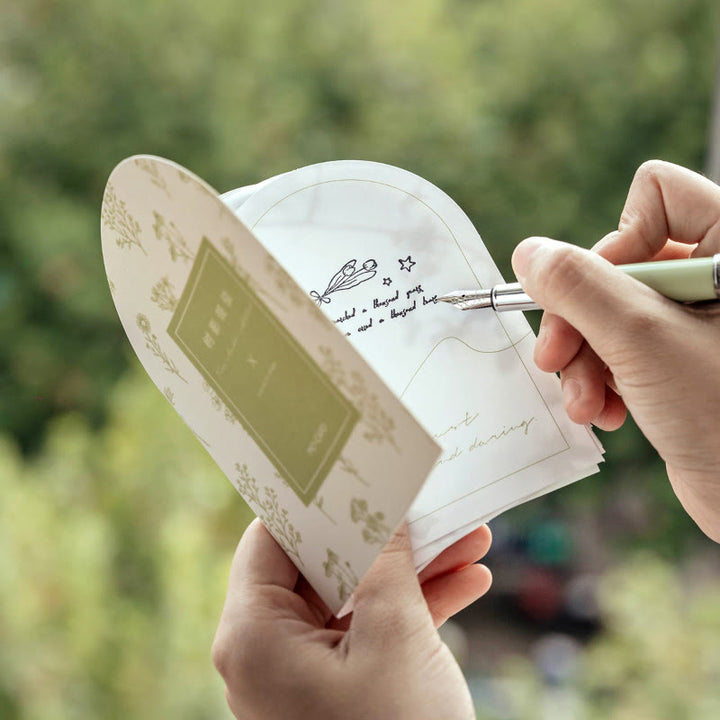 Wind Motion Shadow Series Notes Simple Vingtage Memo Marker
