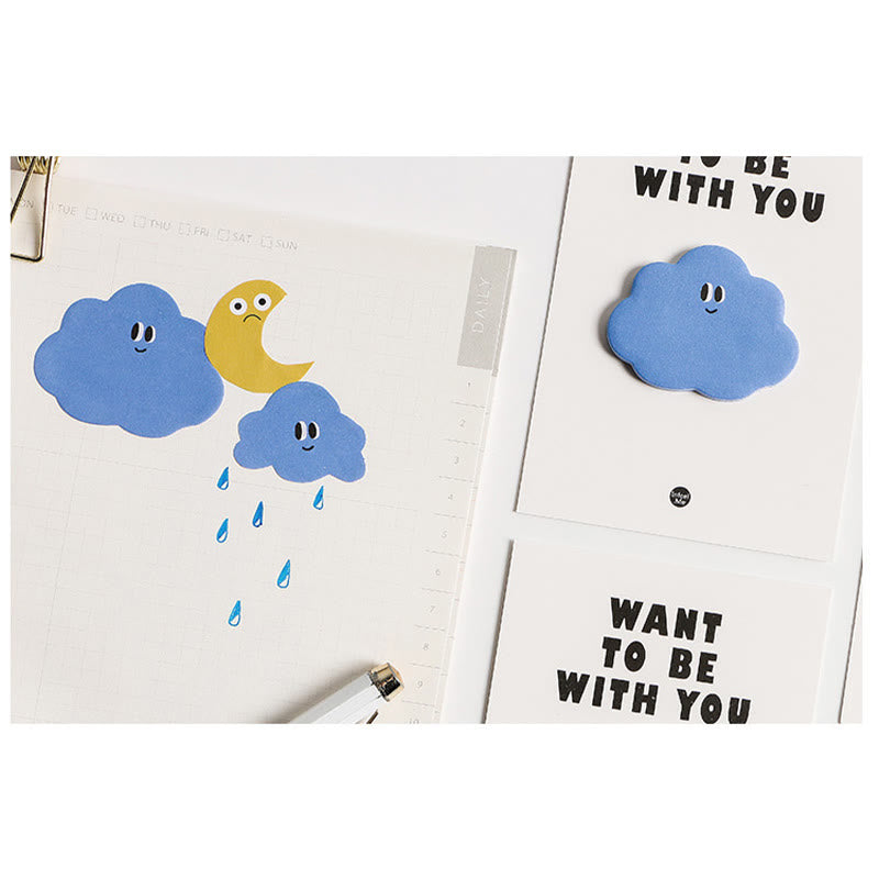 Wind Motion Shadow Series Notes Simple Vingtage Memo Marker