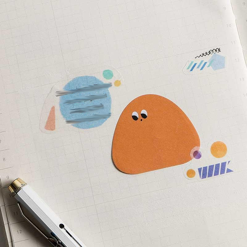 Wind Motion Shadow Series Notes Simple Vingtage Memo Marker