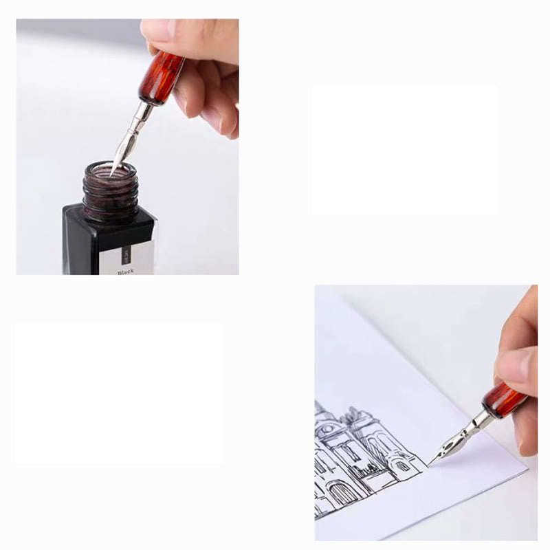 Calligraphy Dip Pen Set For Signing Stationery With 9 Nibs