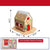 Miniature House Kit DIY Christmas Biscuit House Handcrafts Ornament