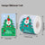 Christmas Cartoon Theme Sticker Roll Rectangular-Shaped Sealing Sticker