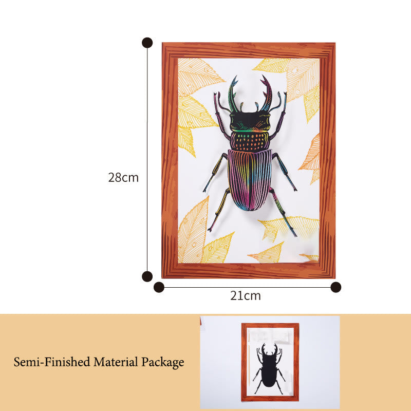 Insect Paint Specimens DIY Craft Kit with Photo Frame