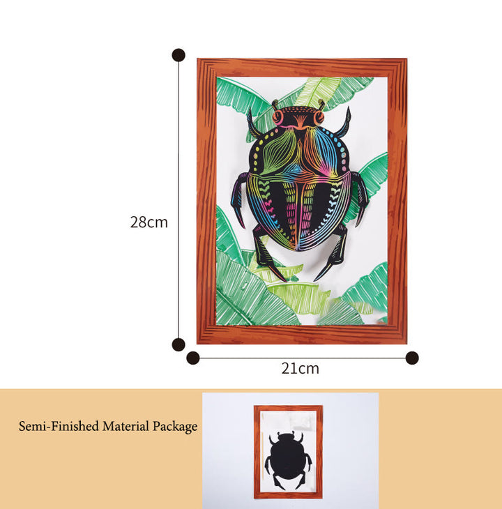 Insect Paint Specimens DIY Craft Kit with Photo Frame