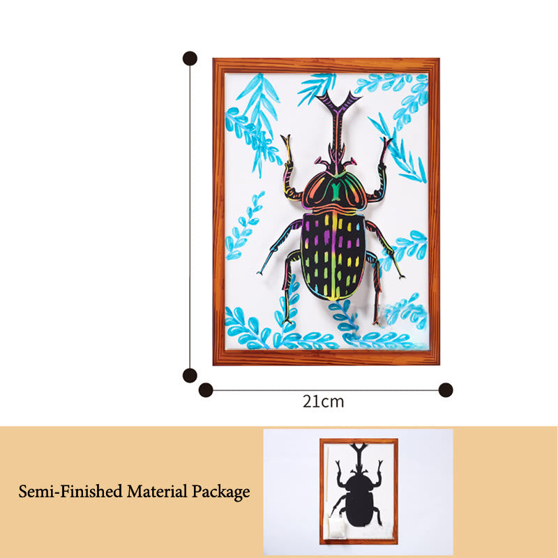 Insect Paint Specimens DIY Craft Kit with Photo Frame