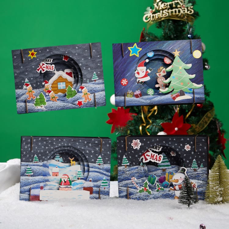 3D Painting DIY Craft Kits Christmas Theme Unfinished Handcraft Kit