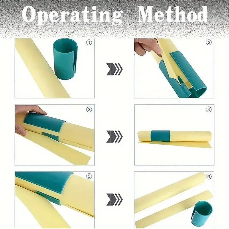 Cylindrical Portable Wrapping Paper Cutter Holiday Gift Scrafting Supply