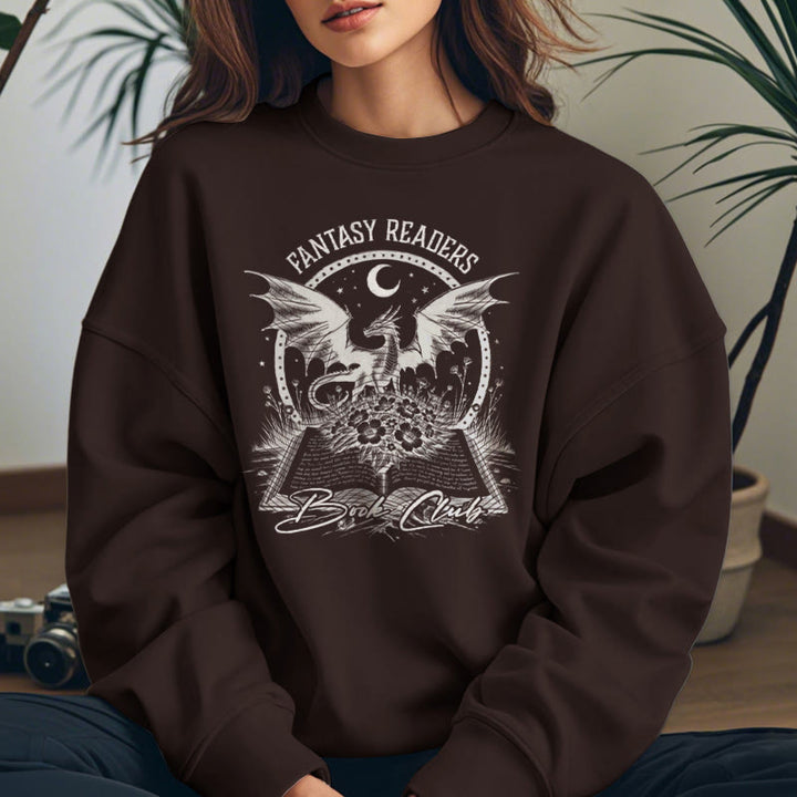 FANTASY READEDS Womens Crewneck Sweatshirt Pullover