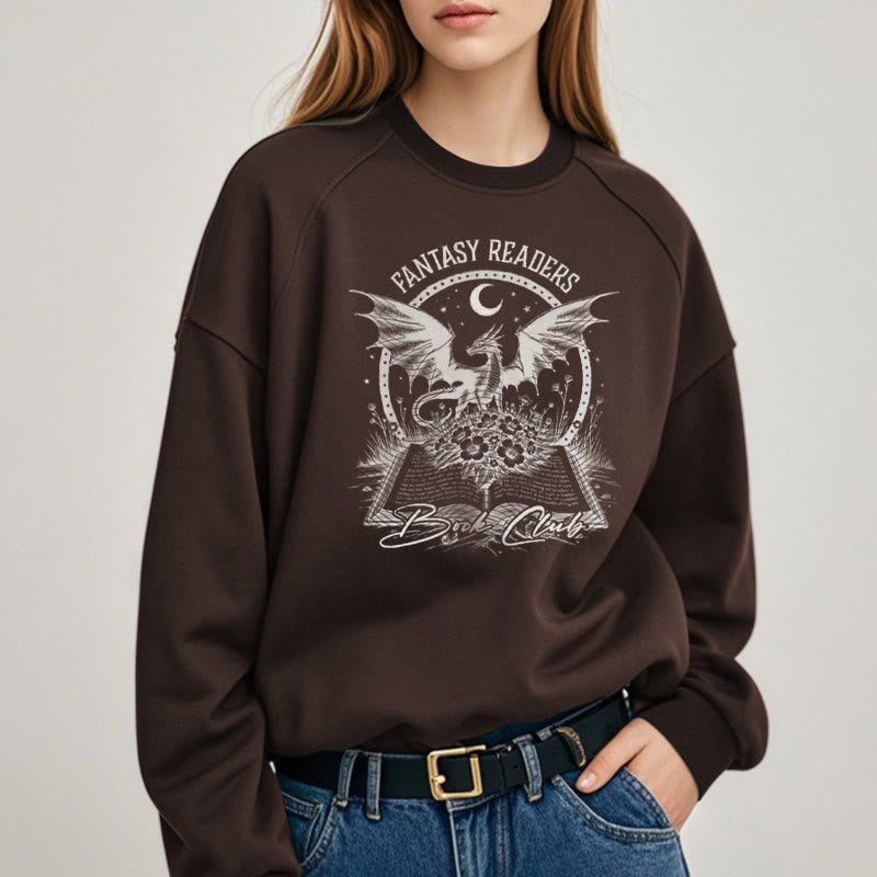 FANTASY READEDS Womens Crewneck Sweatshirt Pullover