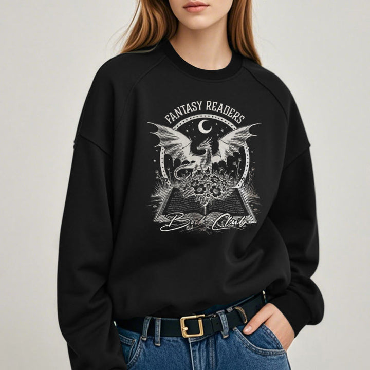 FANTASY READEDS Womens Crewneck Sweatshirt Pullover