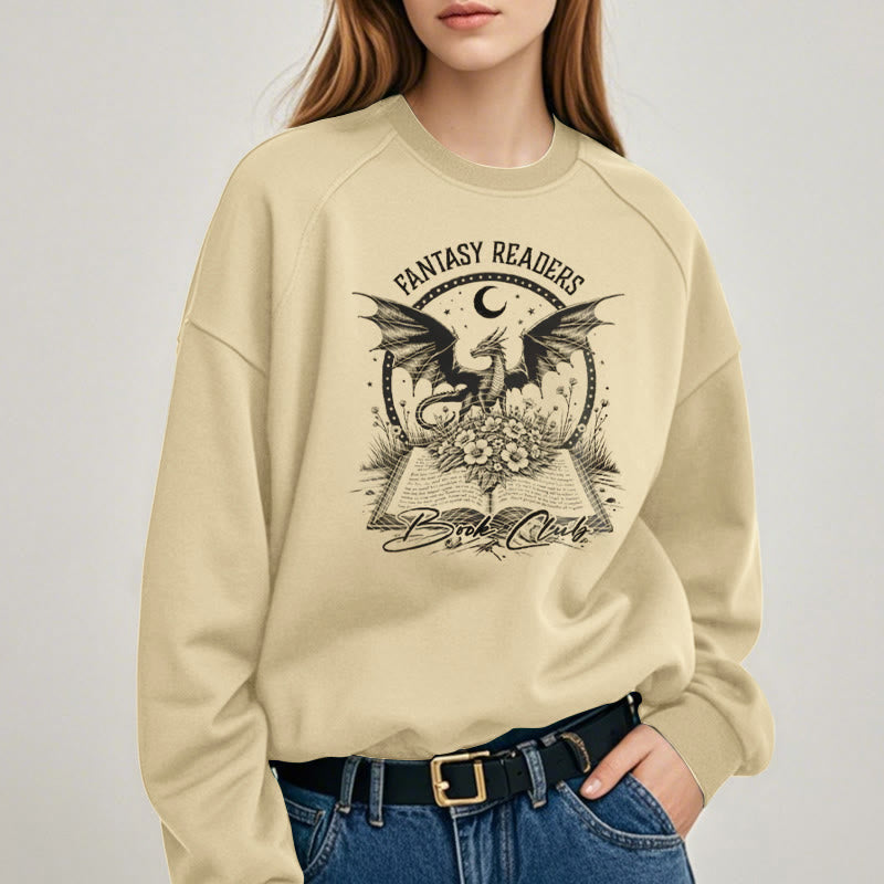 FANTASY READEDS Womens Crewneck Sweatshirt Pullover