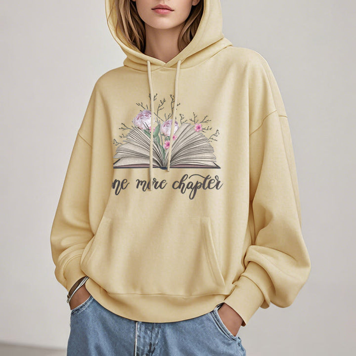 One More Chapter Fleece Lined Hoodie Comfy Hooded Sweatshirts