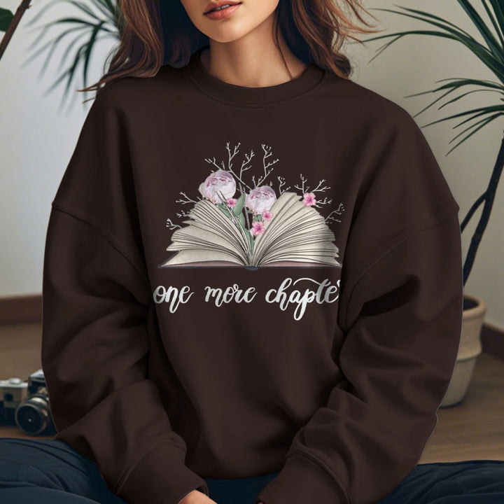 ONE MORE CHAPTER Womens Crewneck Sweatshirt Pullover