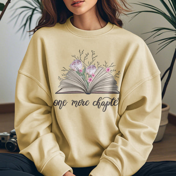 ONE MORE CHAPTER Womens Crewneck Sweatshirt Pullover