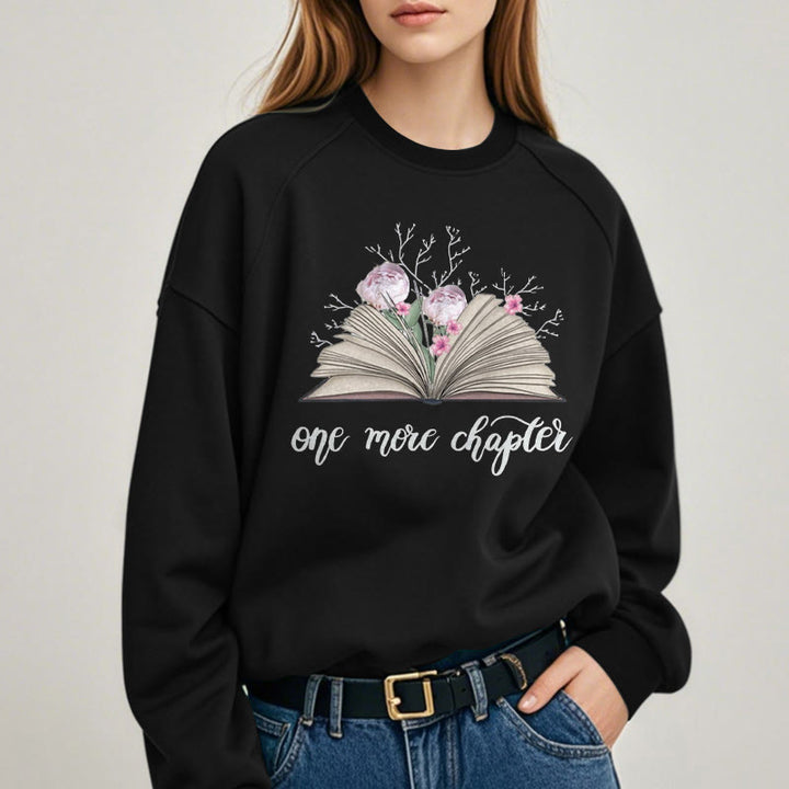 ONE MORE CHAPTER Womens Crewneck Sweatshirt Pullover