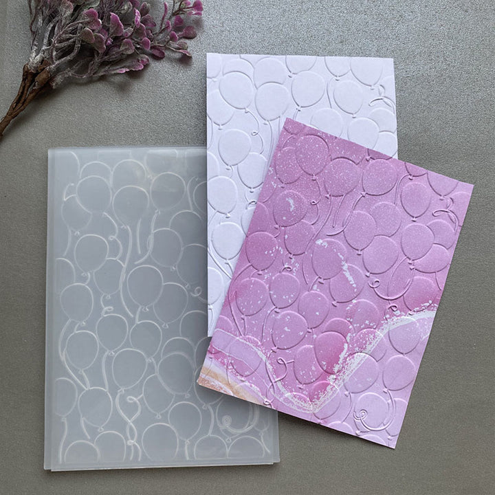 3D Embossed Folder Vintage Texture Design For Journal Card Making