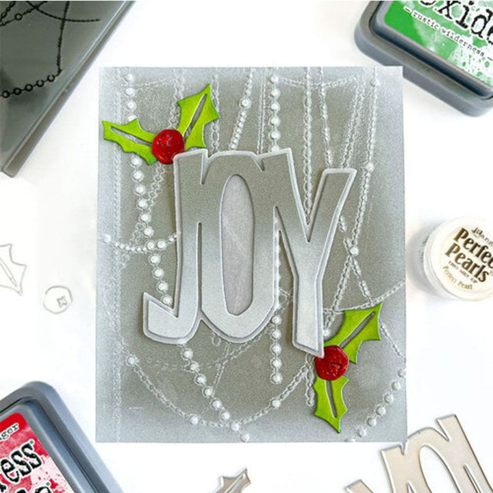 3D Embossed Folder Vintage Texture Design For Journal Card Making